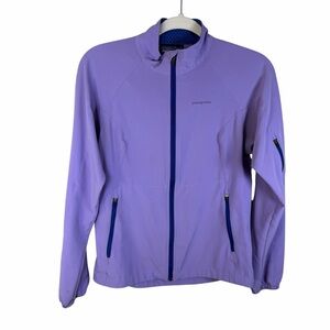 Patagonia Women's Lavender Utility Softshell Jacket with Navy Accents Sz XS